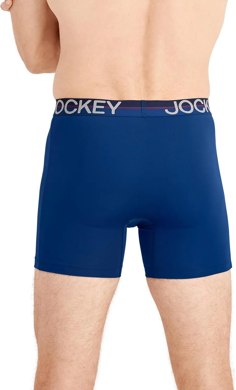 Jockey Men's Infinite Cool Microfiber Stretch 6" Boxer Brief - 3 Pack