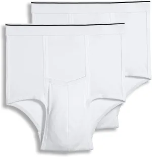 Jockey Men's Underwear Big Man Pouch Brief - 2 Pack