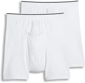 Jockey Men's Underwear Pouch 5" Boxer Brief - 2 Pack