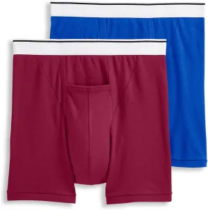 Jockey Men's Underwear Pouch 5" Boxer Brief - 2 Pack