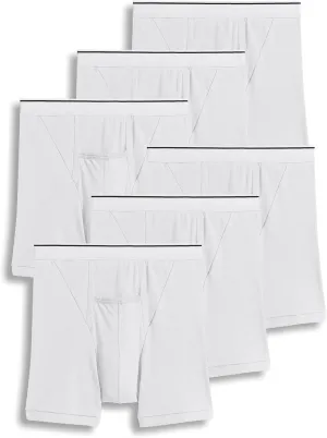 Jockey Men's Underwear Pouch 5" Boxer Brief - 6 Pack