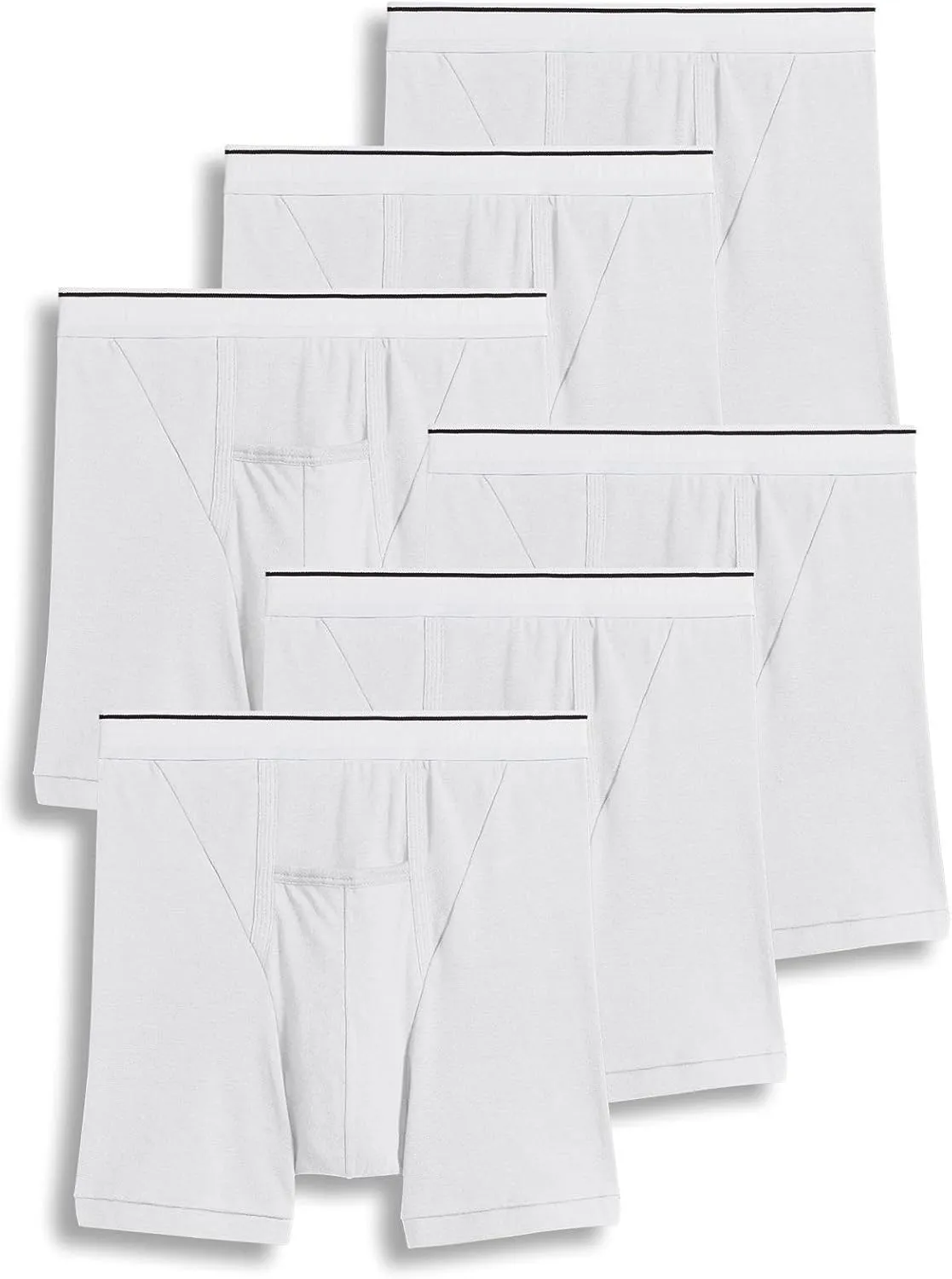 Jockey Men's Underwear Pouch 5" Boxer Brief - 6 Pack