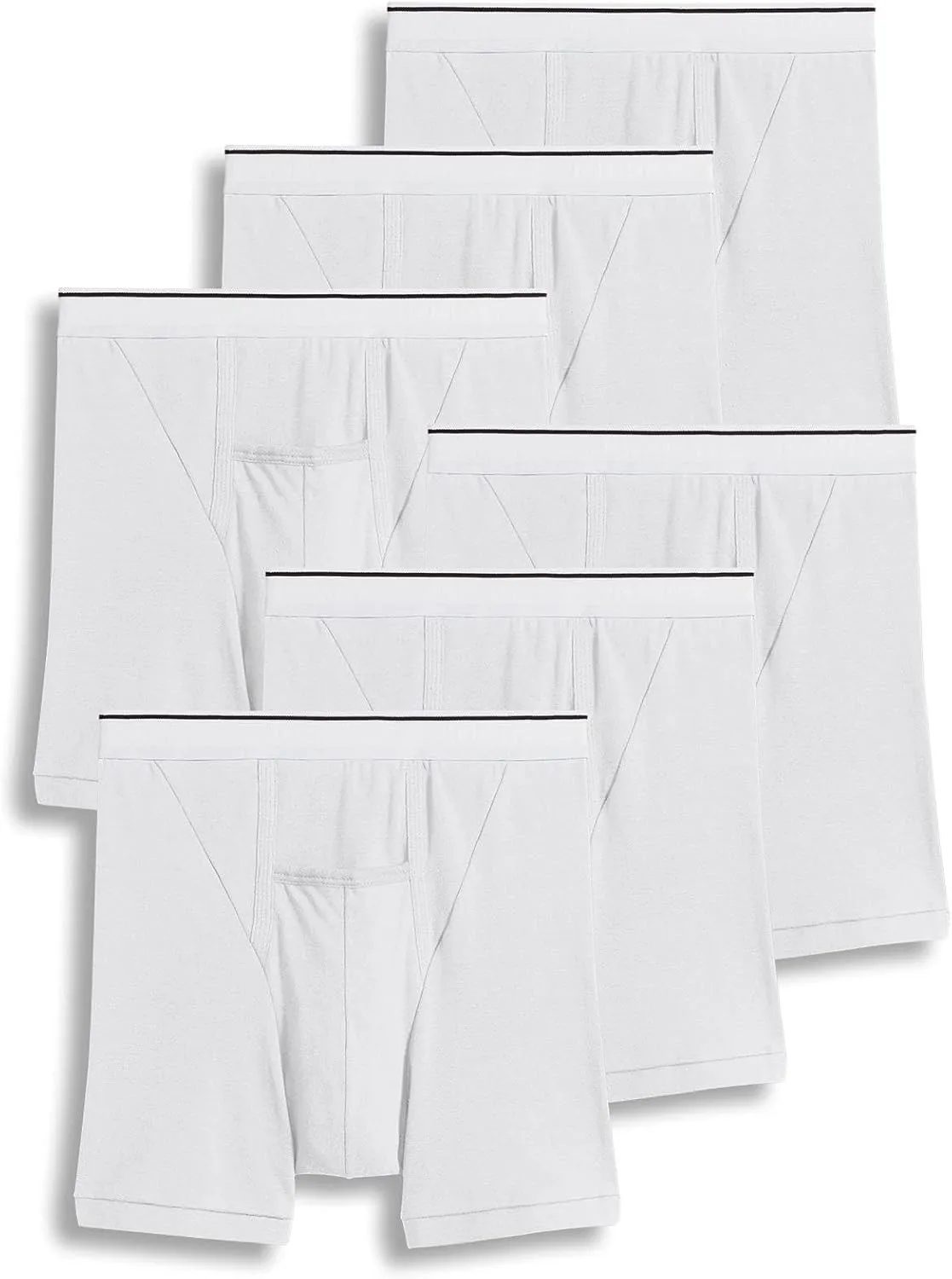 Jockey Men's Underwear Pouch 5" Boxer Brief - 6 Pack