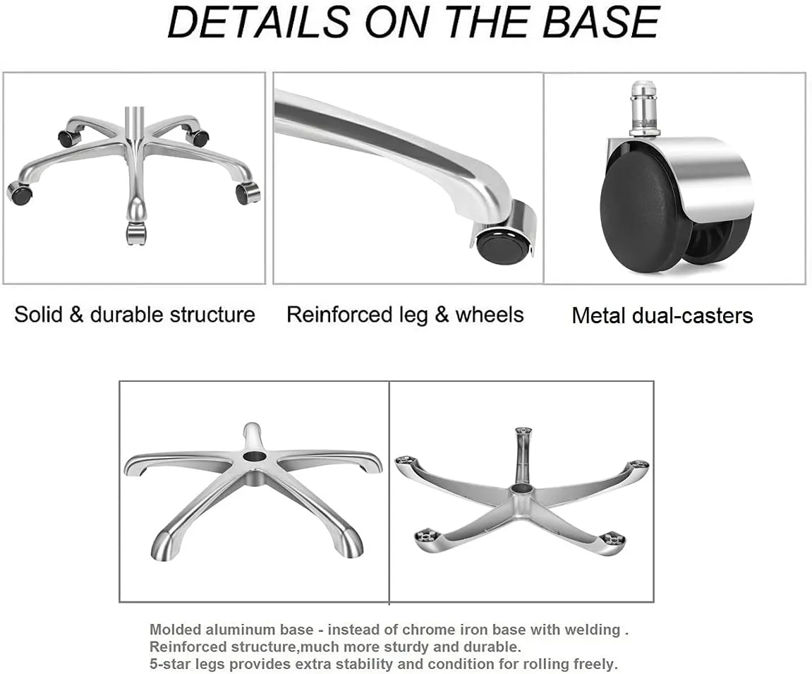 Kaleurrier Ergonomic Rolling Swivel Saddle Stool with Wheels - Hydraulic Lifting Height Adjustable Saddle Chairs for Clinic Hair Salon Lab Office Drafting Chairs (Black, with Back)