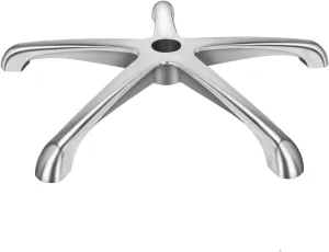 Kaleurrier Stool Chair Base,Salon Stool Office Stool Replacement Parts,Reinforced Sturdy Aluminum 5 Legs Base,Heavy Duty Holds up 300 lbs,in Universal Standard Size