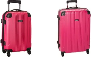 Kenneth Cole Reaction Out of Bounds 4 Wheel Upright Two-Piece Set (20"/28"), Pink