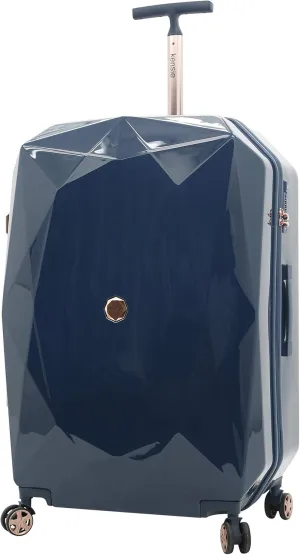 kensie Women's Gemstone Luggage Set, Midnight Blue, 20-Inch Carry-On
