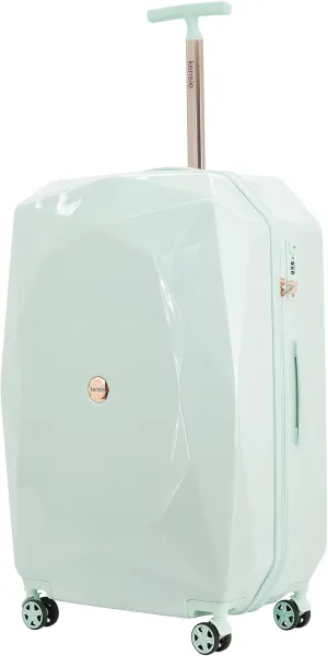 kensie Women's Gemstone Luggage Set, Mint, 20-Inch Carry-On