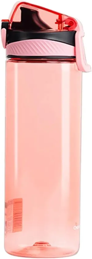 kettles Pink Green Sports Water Bottle with Built-in Handle,Plastic Tea Cups with Removable Filter,Fast Flow,Portable,Leak proof canteen(B,Large)
