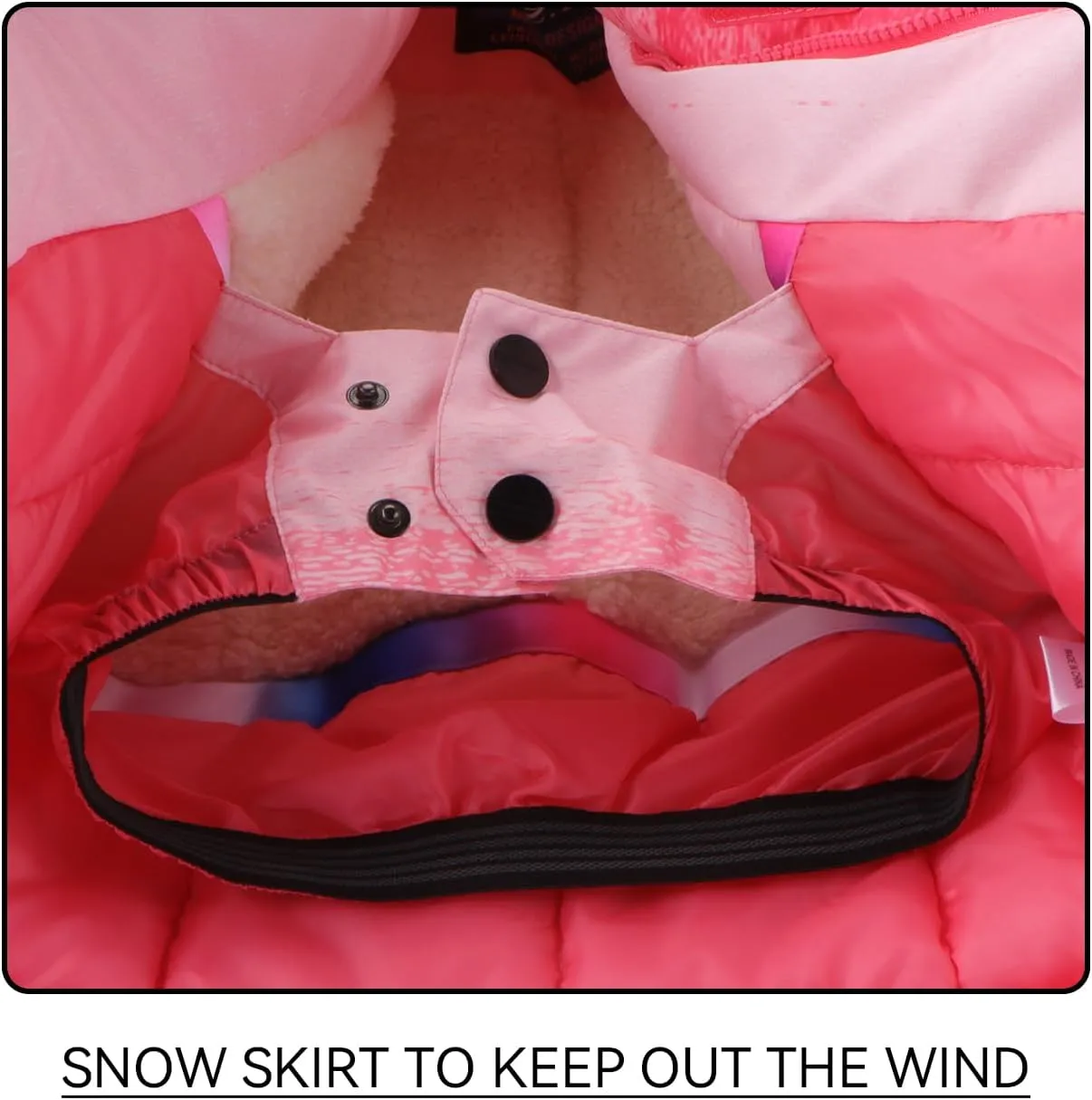 Kids Ski Jacket & Pants Set Winter Snowboarding Rain Coats Girls Boys Snow Suits