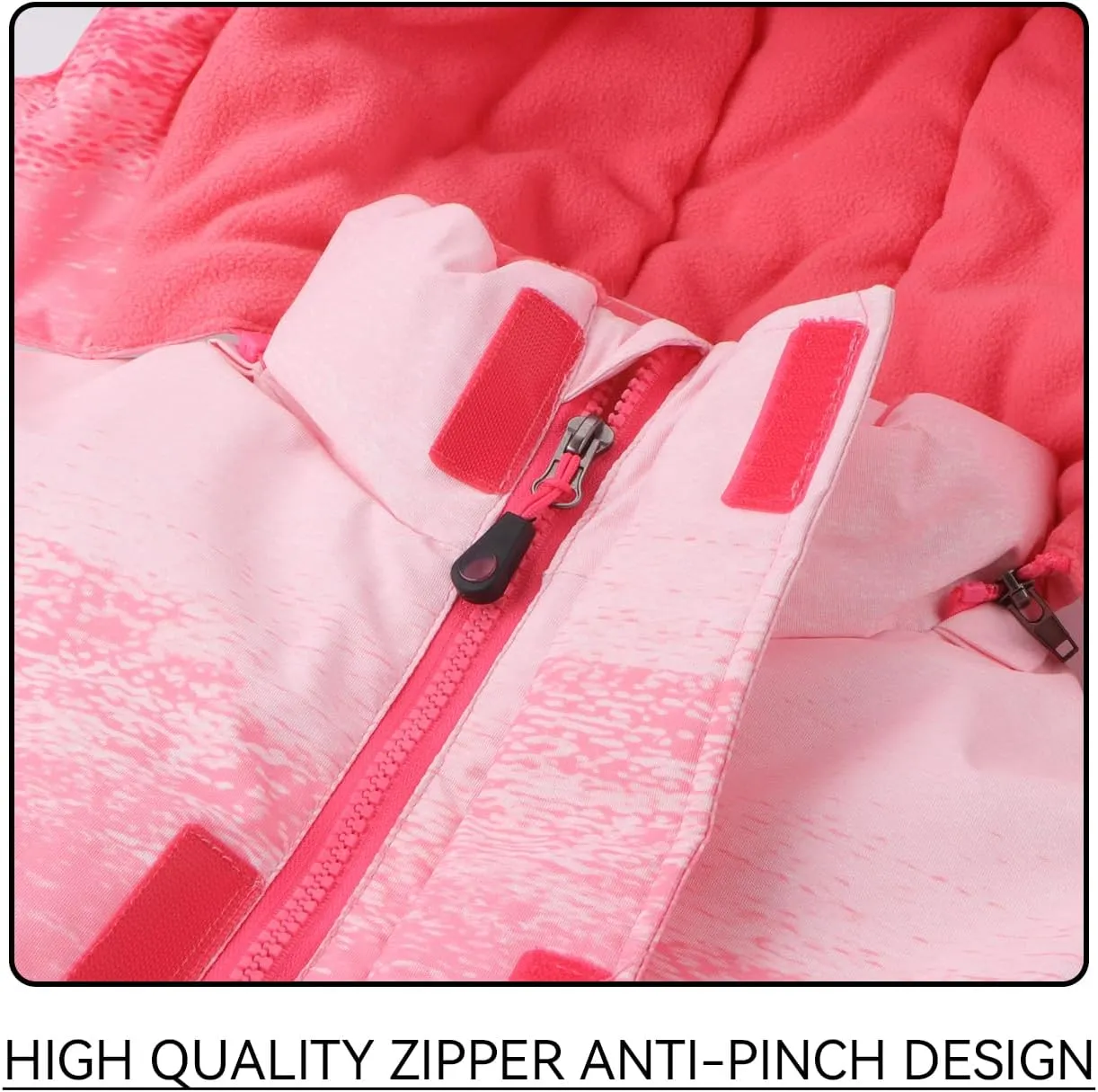 Kids Ski Jacket & Pants Set Winter Snowboarding Rain Coats Girls Boys Snow Suits
