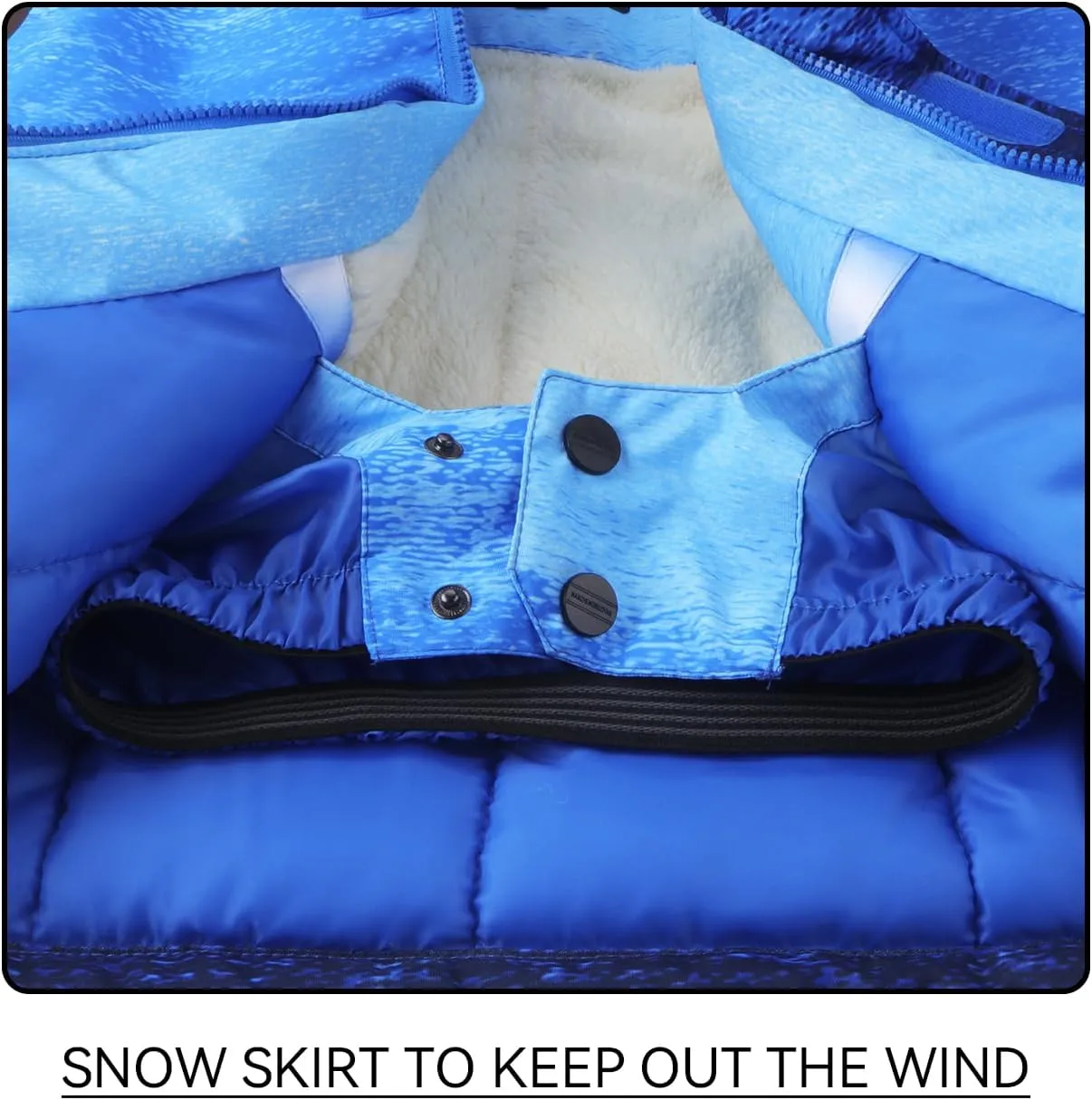 Kids Ski Jacket & Pants Set Winter Snowboarding Rain Coats Girls Boys Snow Suits