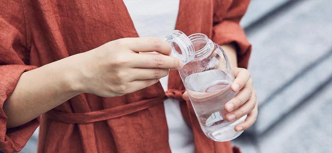 KINTO 20391 Water Bottle, 16.9 fl oz (500 ml), Clear, Lightweight, Dishwasher Safe, My Bottle