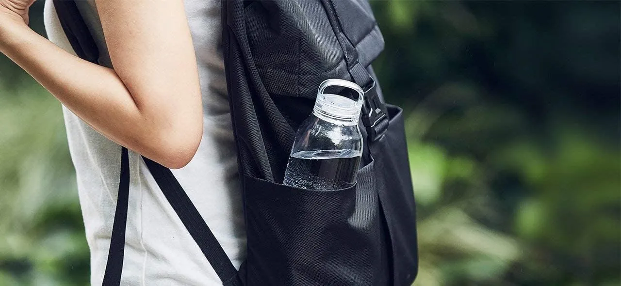 KINTO 20399 Water Bottle, 33.4 fl oz (950 ml), Smoke, Lightweight, Dishwasher Safe, My Bottle