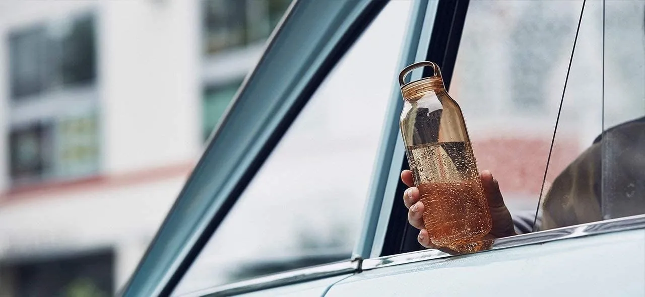 KINTO 20399 Water Bottle, 33.4 fl oz (950 ml), Smoke, Lightweight, Dishwasher Safe, My Bottle