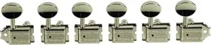 Kluson 6 In Line Locking Deluxe Series Tuning Machines Nickel