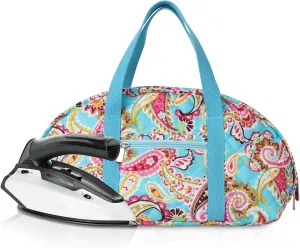 KOKNIT- Full Size Iron Tote Bag, Stylish Portable Bag, Mom's Favorite Iron Storage Bag - Bag for Travel Mini Steam Iron(Colorful cashew flower)