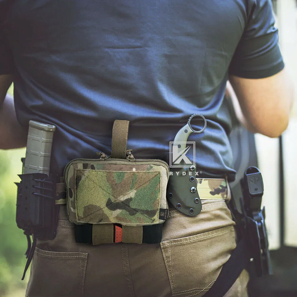 KRYDEX Tactical MED1 Medical Pouch Emergency Survival Kit Bag IFAK First Aid Pouch Multi-use pouch