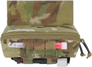 KRYDEX Tactical Small Drop Pouch Mini Dangler Pouch with TQ Holder and Hook and Loop Panel