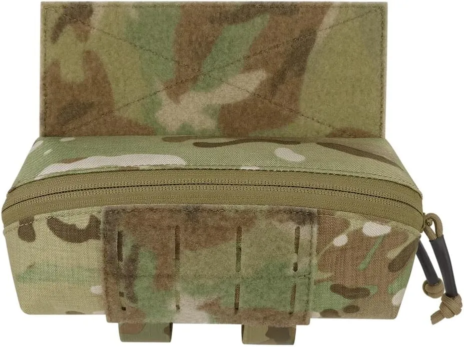 KRYDEX Tactical Small Drop Pouch Mini Dangler Pouch with TQ Holder and Hook and Loop Panel