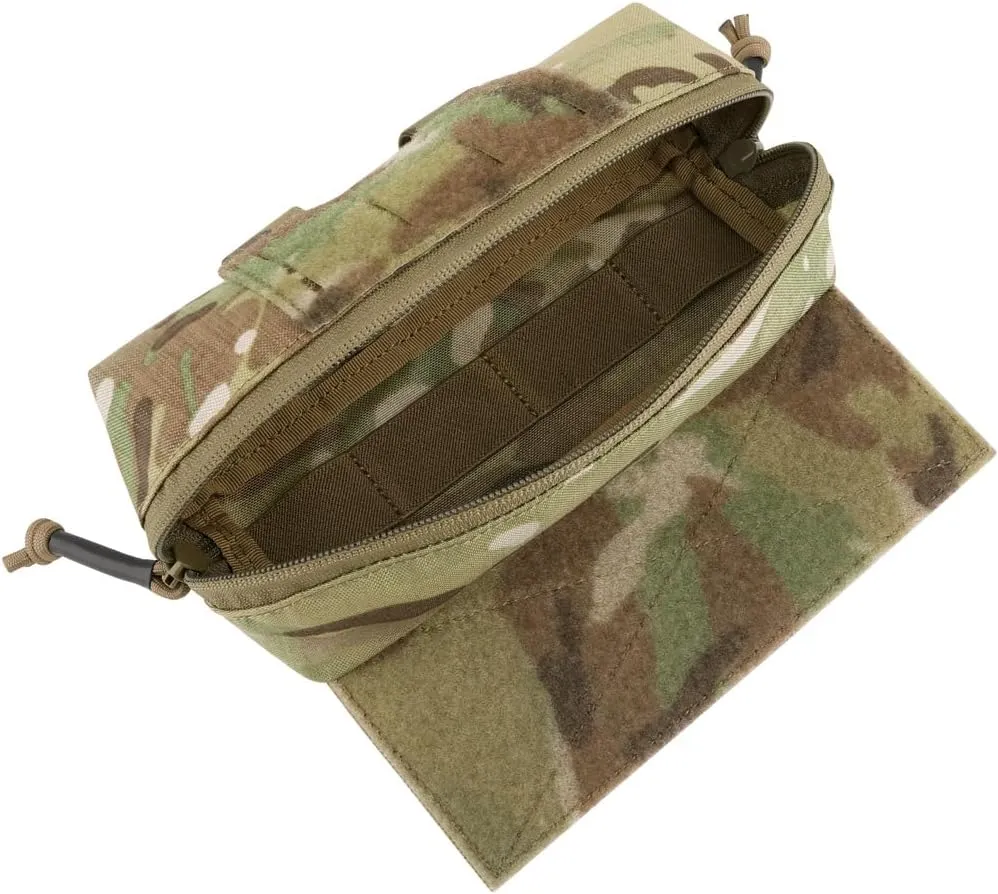 KRYDEX Tactical Small Drop Pouch Mini Dangler Pouch with TQ Holder and Hook and Loop Panel