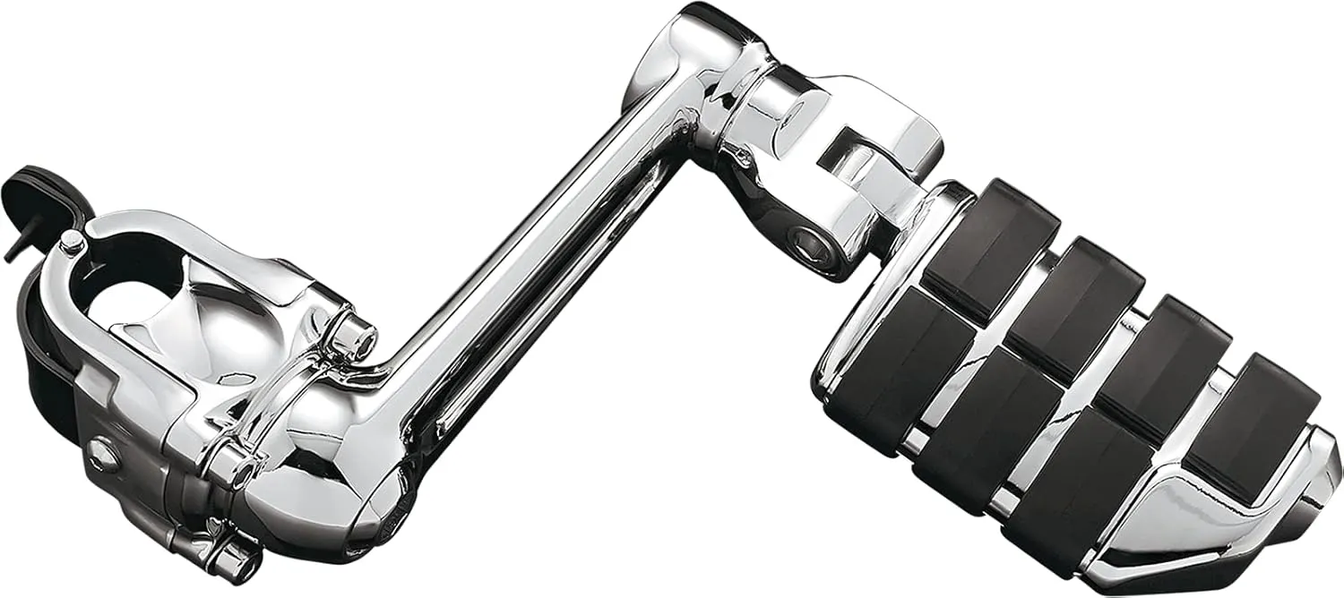 Kuryakyn 4050 Motorcycle Foot Control: Ergo Cruise Mounts with Dually ISO Pegs for 1997-2004 Honda Gold Wing GL1500 and Valkyrie Motorcycles, Chrome, 1 Pair , black