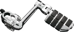 Kuryakyn 4050 Motorcycle Foot Control: Ergo Cruise Mounts with Dually ISO Pegs for 1997-2004 Honda Gold Wing GL1500 and Valkyrie Motorcycles, Chrome, 1 Pair , black