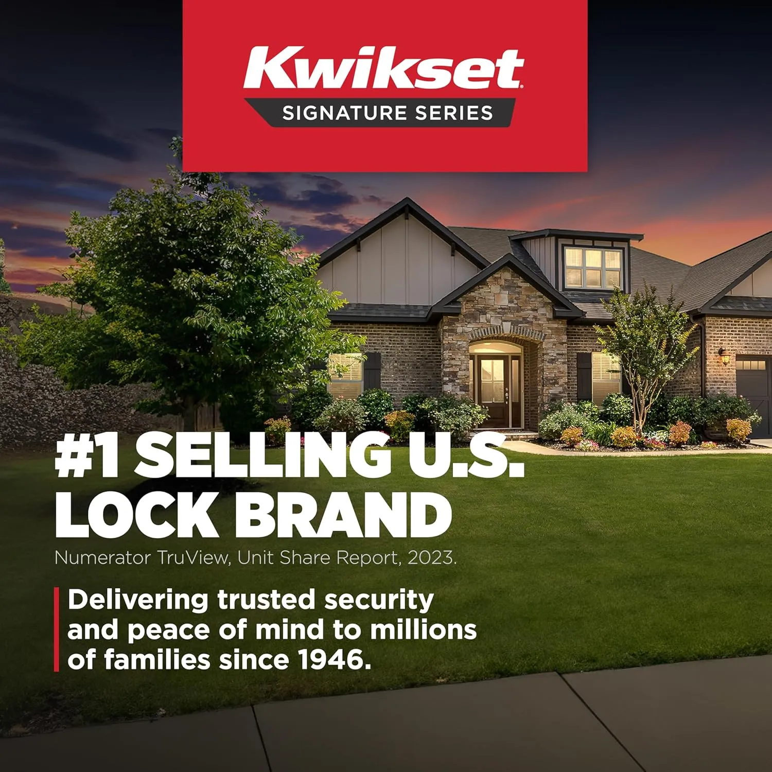 Kwikset San Clemente Front Door Lock Handle and Deadbolt Set, Entry Handleset Exterior with Interior Reversible Lever, Venetian Bronze, Pick Resistant SmartKey Rekey Deadbolt Security