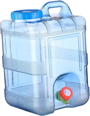 Large Capacity Outdoor Water Container Portable Water Jug for Camping Supplies Water Bucket for Outdoor Activities and Emergency Water Storage