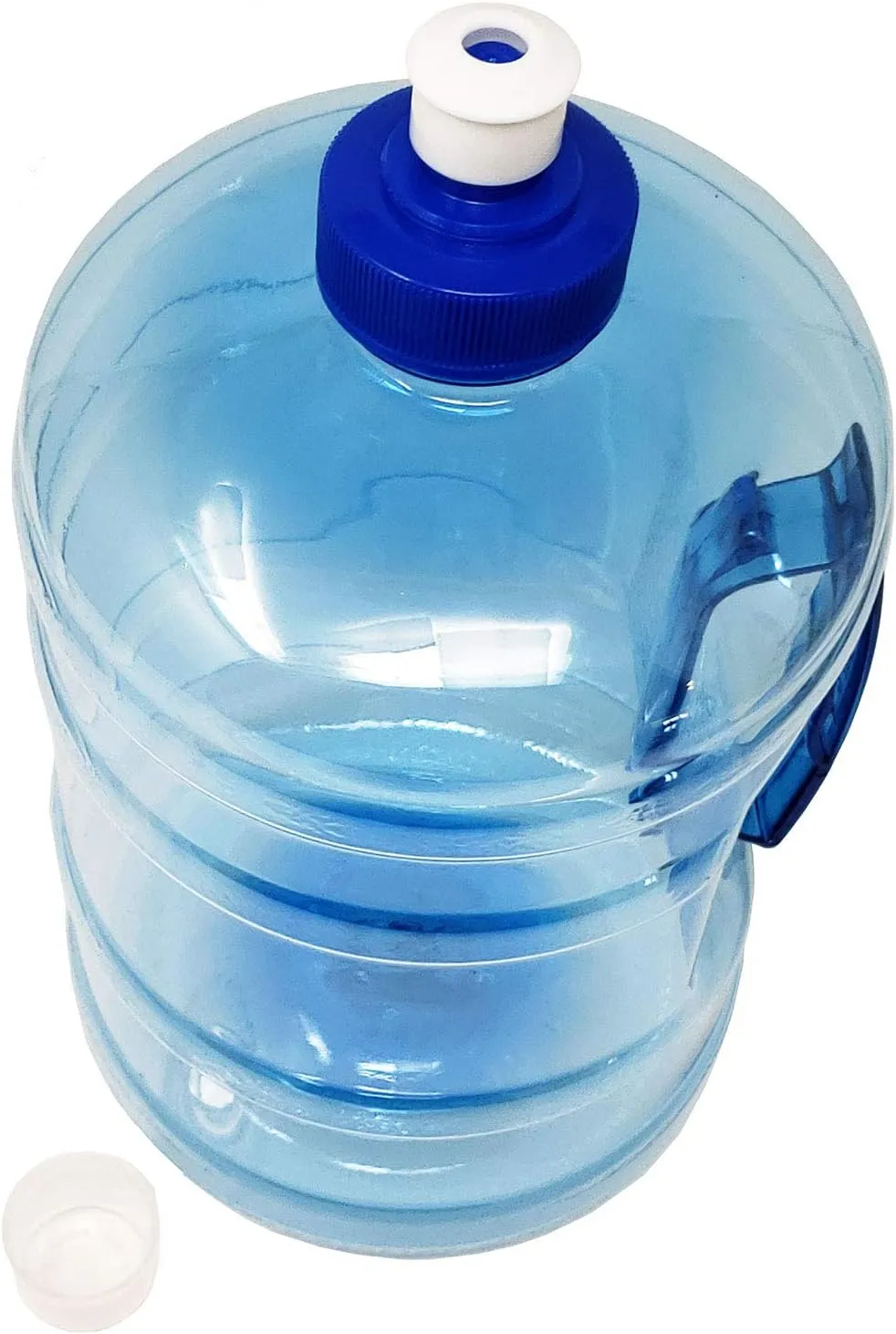 Large Capacity Sports Drinking Water Bottle Jug with Handle, Leak Proof for Gym Bodybuilding Hiking Workout Office Home | ½ Gallon 2.2 Liters 75 oz |