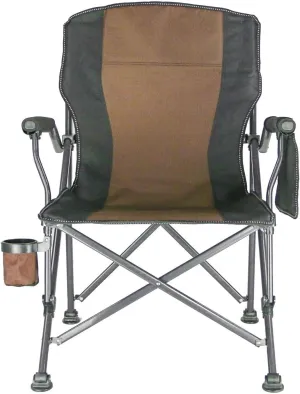 Large Folding Chairs Outdoor Portable Beach Stool Camping Chair Outdoor Furniture Beach Chair Solid Iron Recliner Stool Foldable (Size : Brown)