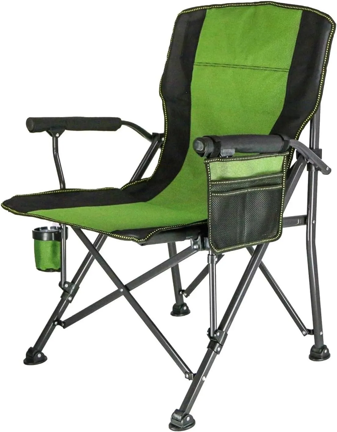 Large Folding Chairs Outdoor Portable Beach Stool Camping Chair Outdoor Furniture Beach Chair Solid Iron Recliner Stool Foldable (Size : Brown)