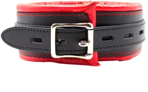 Leather Locking Bondage Collar