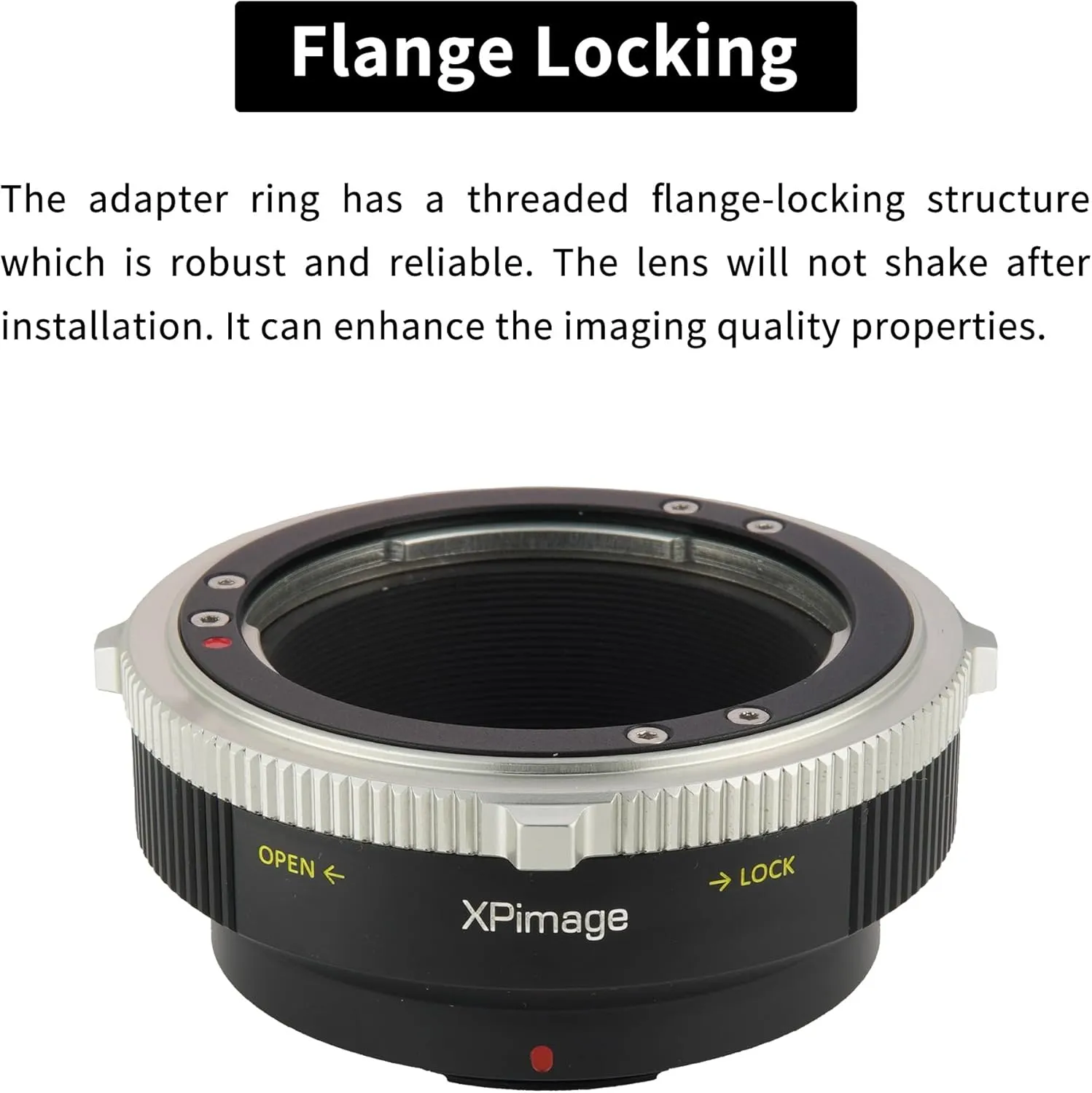 Lens Mount Adapter Ring for Contax Yashica CY Lens to Fujifilm X Camera