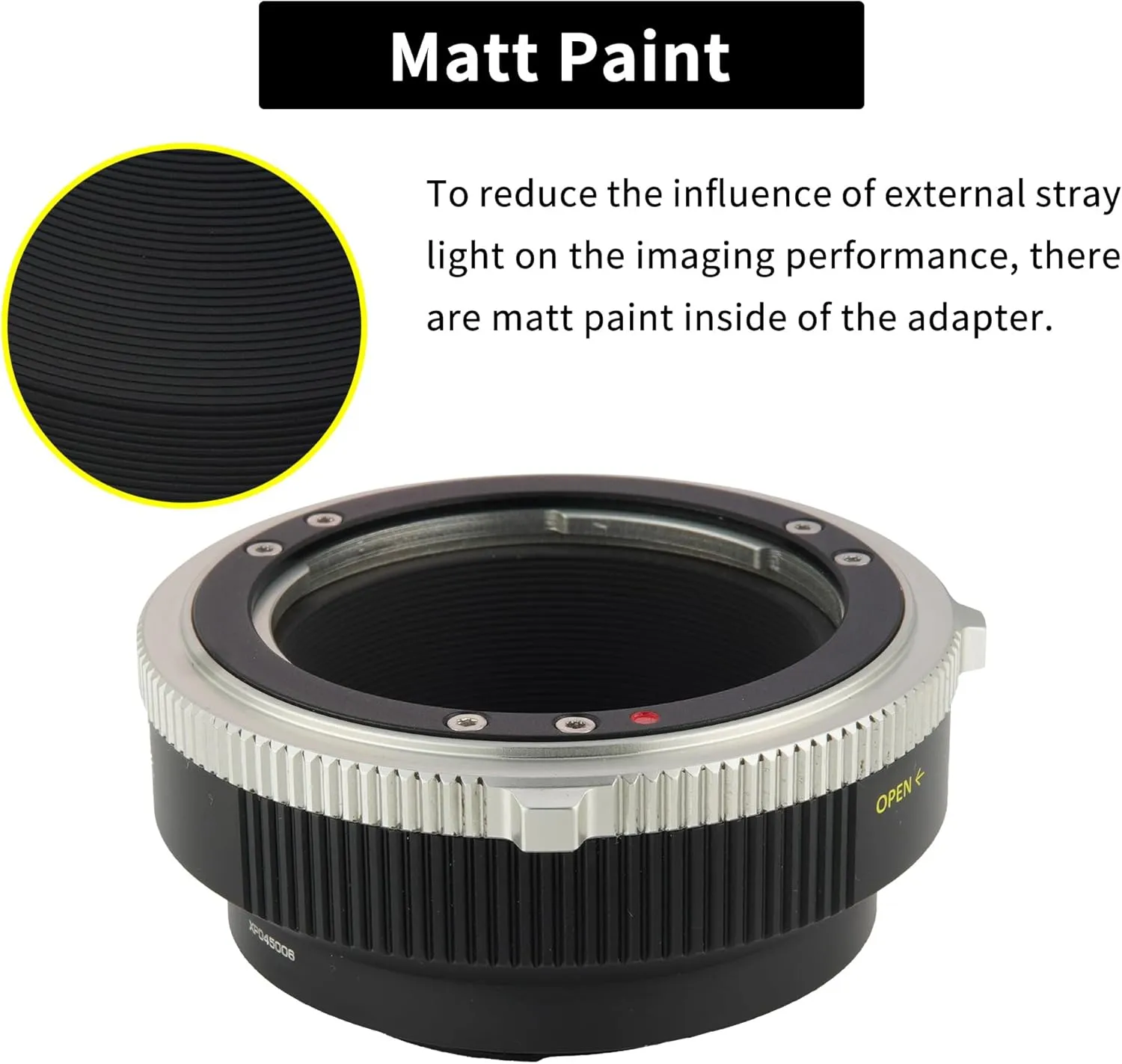 Lens Mount Adapter Ring for Contax Yashica CY Lens to Fujifilm X Camera