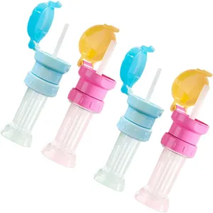 LIFKOME Kids Water Bottle Caps Straw Toddler Water Bottle Adapter Reusable Multi-function Straw Topper