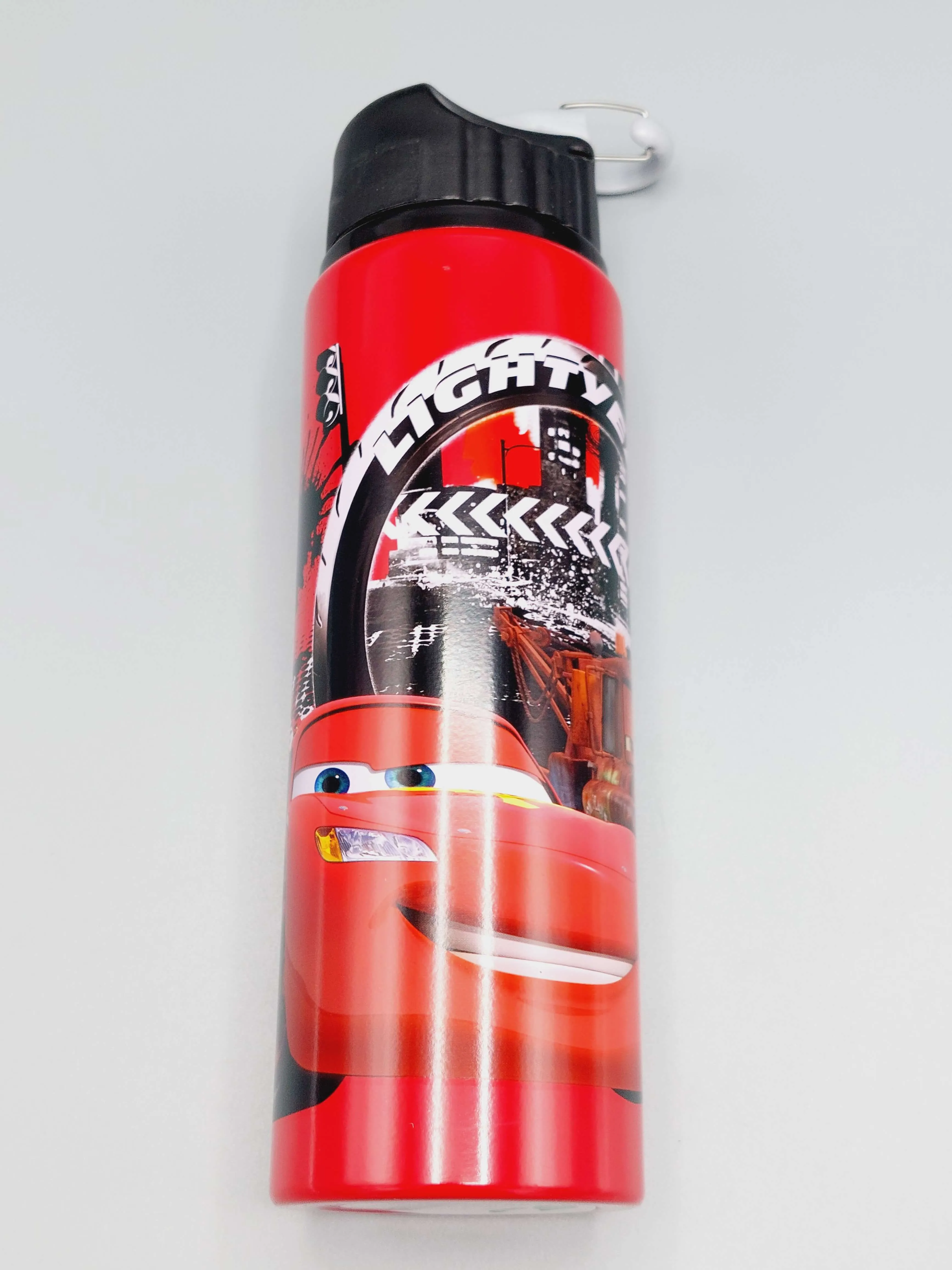 Lightning McQueen Themed School Water Bottle For Boys - BPA Free Plastic Water Bottle For Kids