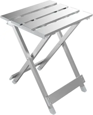 Lightweight Aluminum Alloy Folding Stool Portable Outdoor Fishing Chair Camping Stool Stable and Durable Pony Zha