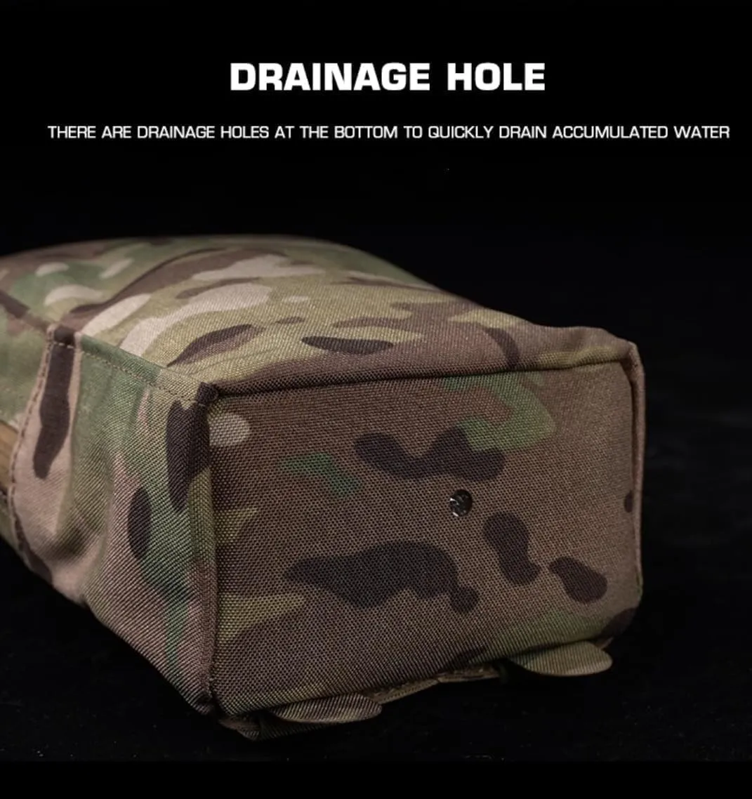 Lightweight GP Pouch Medium Vertical Utility Pouch Multifunctional Portable Storage Bag Double Zippers MOLLE Hunting Accessories