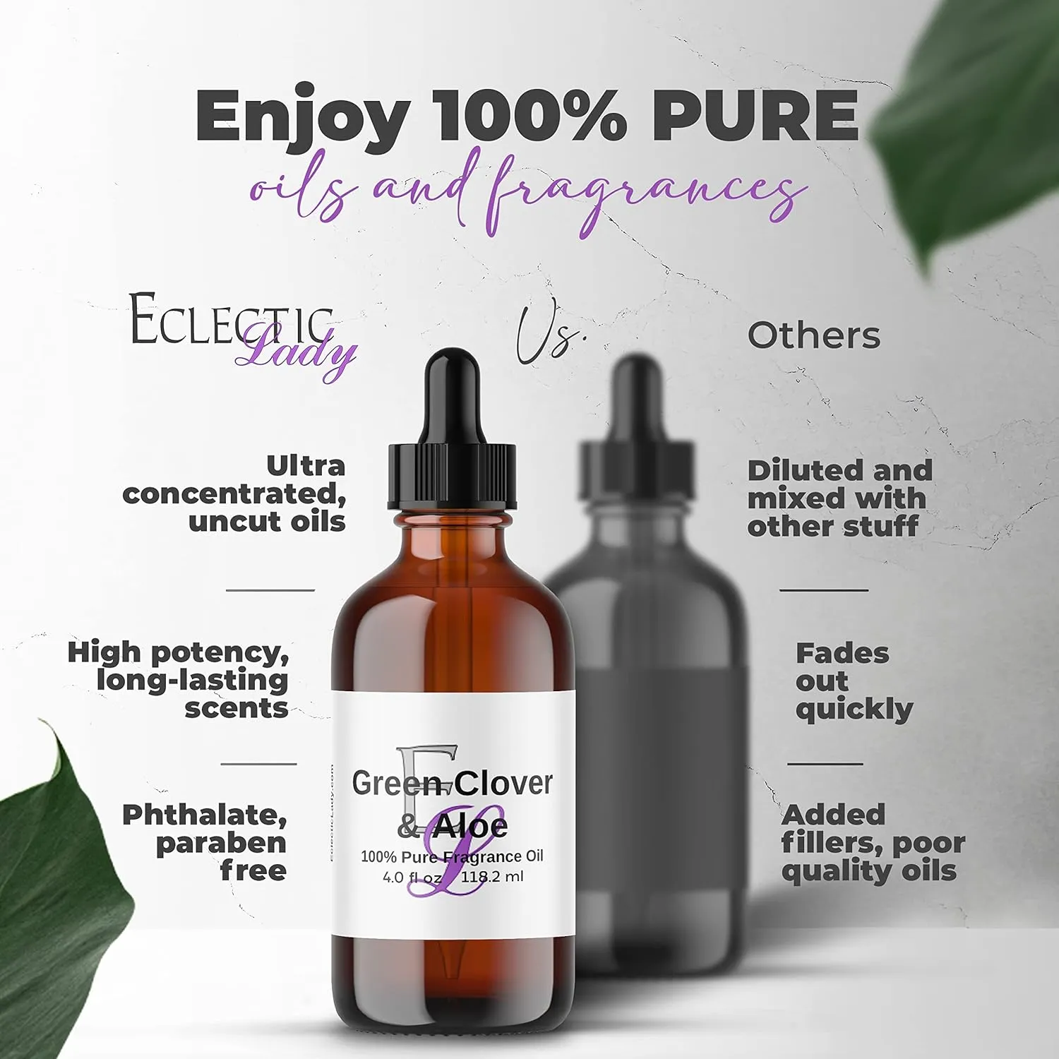Lilac Massage Oil, 4 oz, With Sweet Almond Oil and Jojoba Oil, Preservative Free, Perfect for Aromatherapy and Relaxation