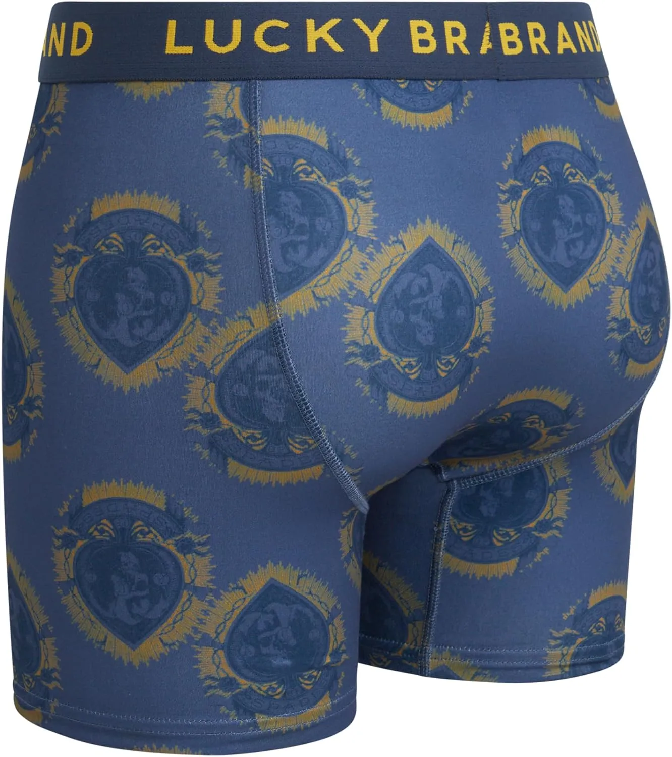 Lucky Brand Mens Boxer Briefs - 3 Pack Super Soft Mens Underwear Boxers Athletic Briefs for Men with Functional Fly (S-XXL)