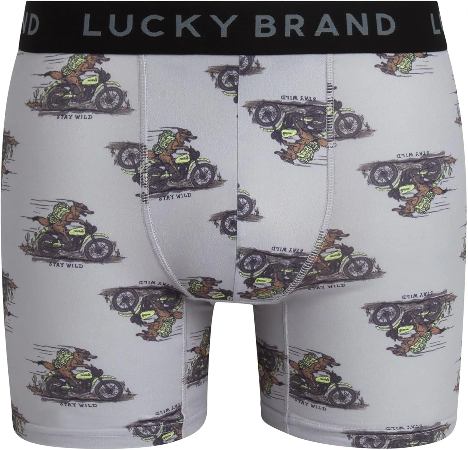 Lucky Brand Mens Boxer Briefs - 3 Pack Super Soft Mens Underwear Boxers Athletic Briefs for Men with Functional Fly (S-XXL)