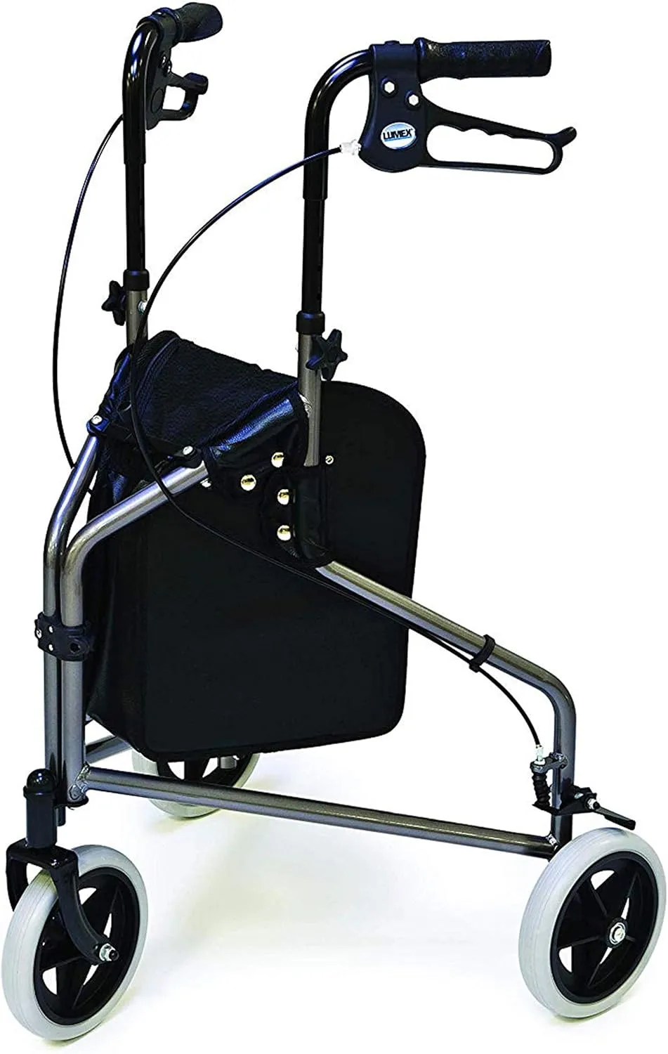 Lumex 3 Wheel Cruiser - Lightweight & Narrow Three Wheel Walkers for Seniors & Tight Spaces