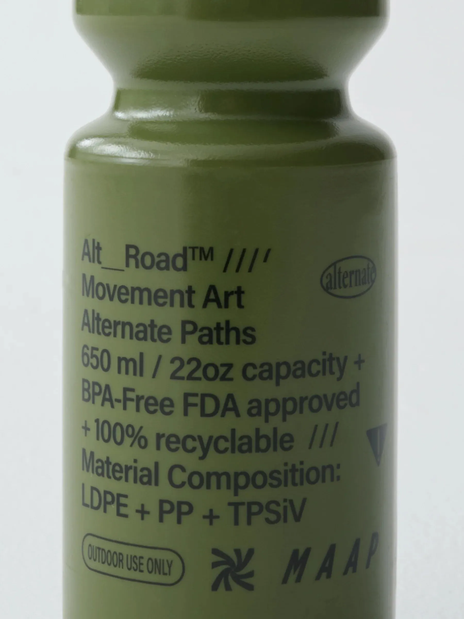 Maap: Alt_Road Bottle - Oil Green/Black