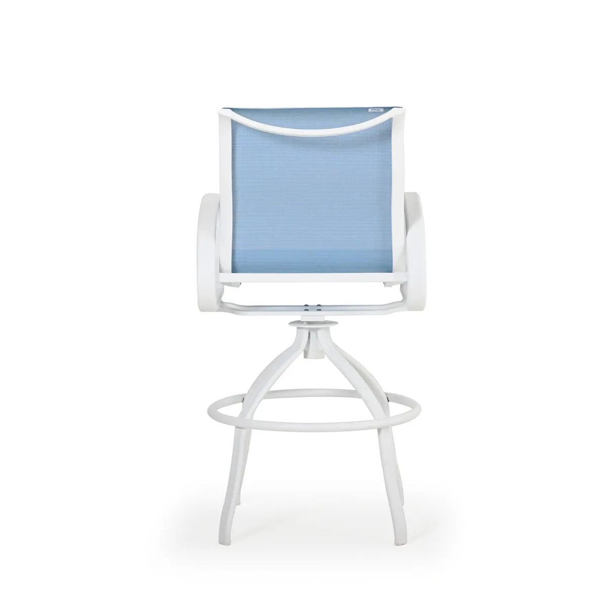 Madeira Outdoor Sling Swivel Bar Stool