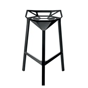Magis Stool One h. 67 cm. anodized black