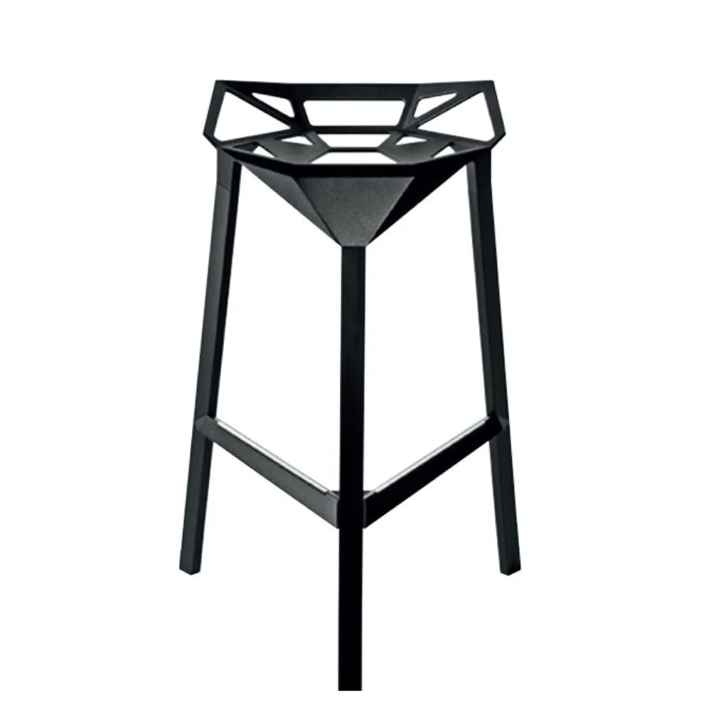 Magis Stool One h. 67 cm. anodized black