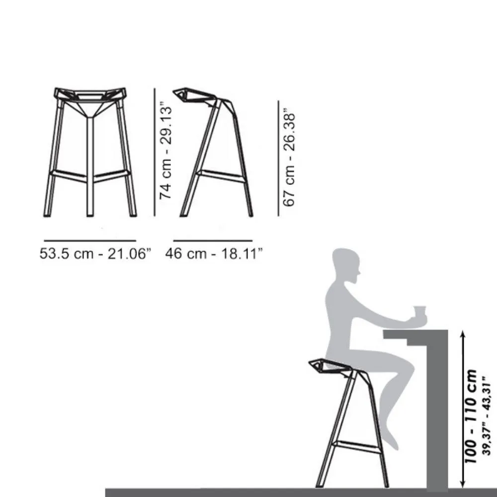 Magis Stool One h. 67 cm.