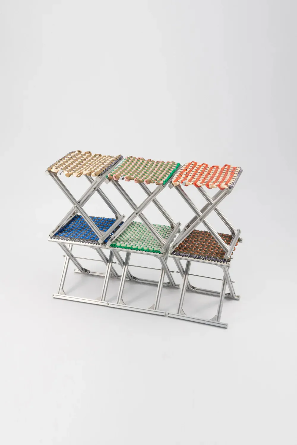 MAZHA STOOL/ TAN   POWDER PINK