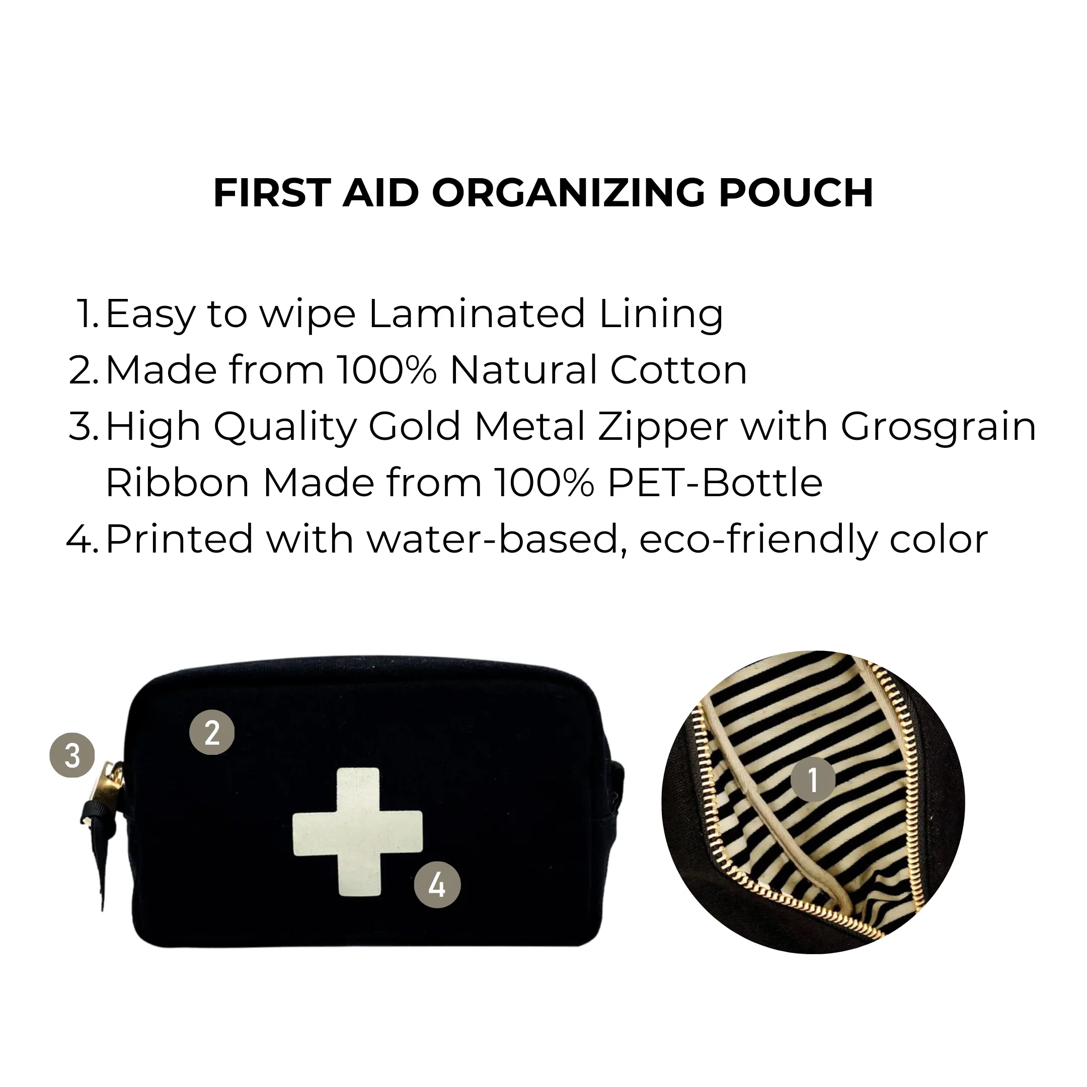Medical Essentials Travel Bag – Black